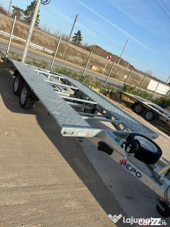 Trailer 5m fabr 2025 - ca nou 500 km rulați - Oradea (Bihor)