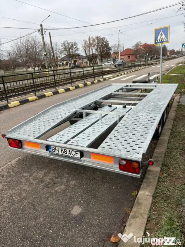 Trailer 5m fabr 2025 - ca nou 500 km rulați - Oradea (Bihor)