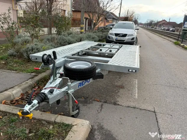 Trailer 5m fabr 2025 - ca nou 500 km rulați - Oradea (Bihor)