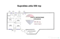 Hală depozitare și producție de închiriat în Brașov, Uzina 2, 550 mp 