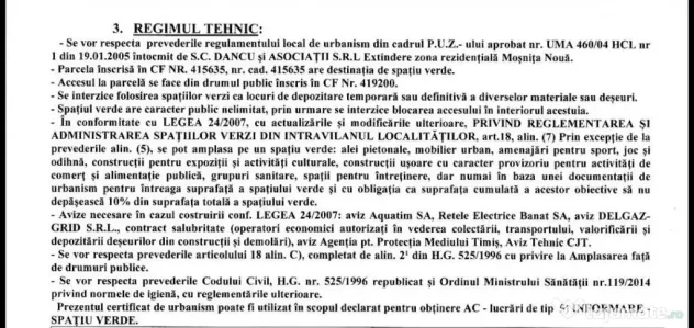 Teren pentru inchiriere - acces facil la 4 benzi - Mosnita - Mosnita Noua (Timis)