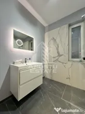 Apartament cu 2 camere mobilat si gradina de 30 mp in Giroc la asfalt. 