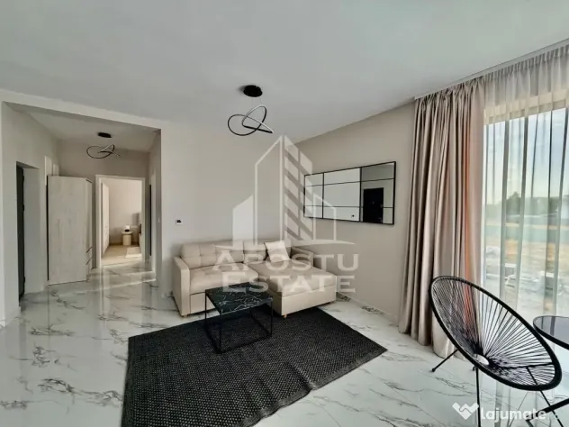 Apartament de vanzare cu 2 camere, mobilat, etaj intermediar, Giroc - Giroc (Timis)