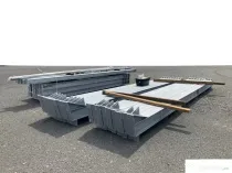 Halä 40x14x5m, nouä zincatä  constructie metalicä, Gura Calnaului