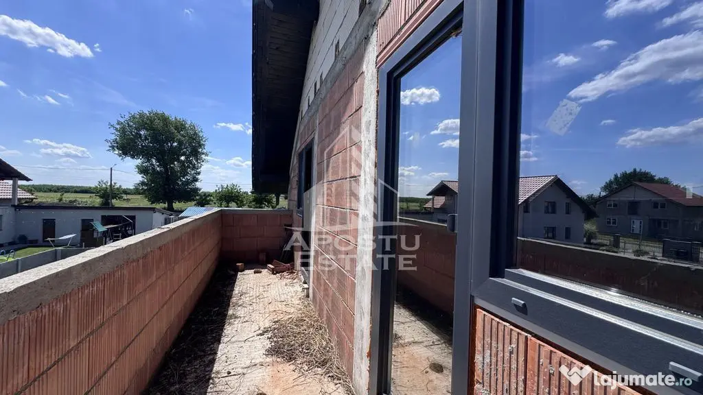 Casa la rosu P+M | Teren 513 mp , Cărpiniș - Carpinis (Timis)