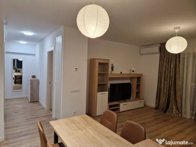 Inchiriere apartament 2 camere, mobilat, utilat, parcare subterana, Hercesa