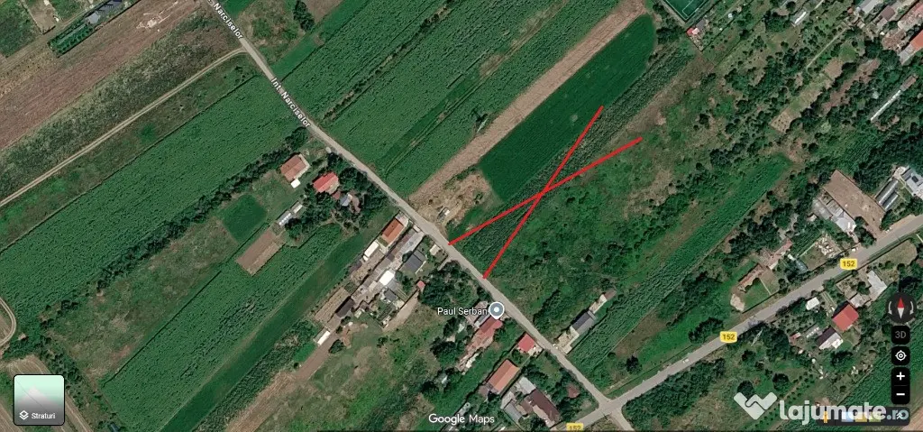 Teren de vânzare Tărtășești — 7137 mp, front 35 m - Tartasesti (Dambovita)