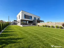 Duplex modern cu 4 camere, 3 bai si teren de 341 mp | Mosnit