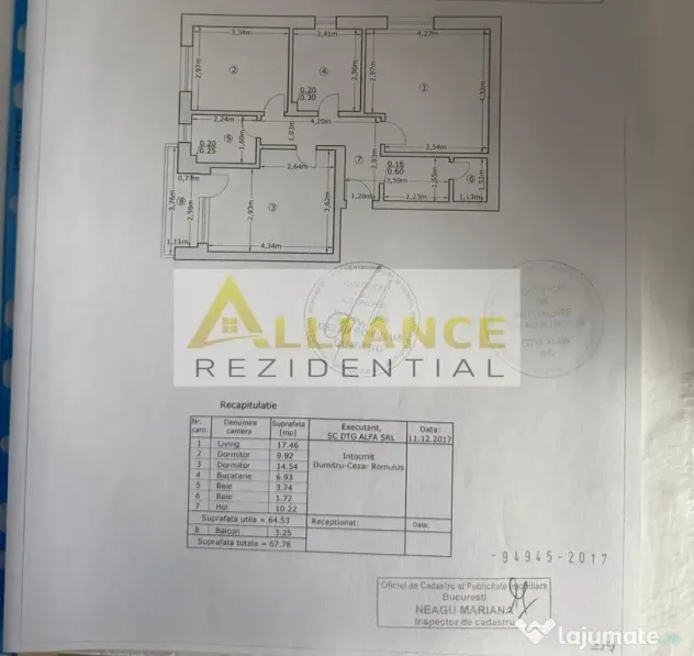 Apartament 3 camere, 2 bai | Parcare + boxa | Drumul Jilavei -Sector 4 - Bucuresti (Bucuresti-Ilfov)