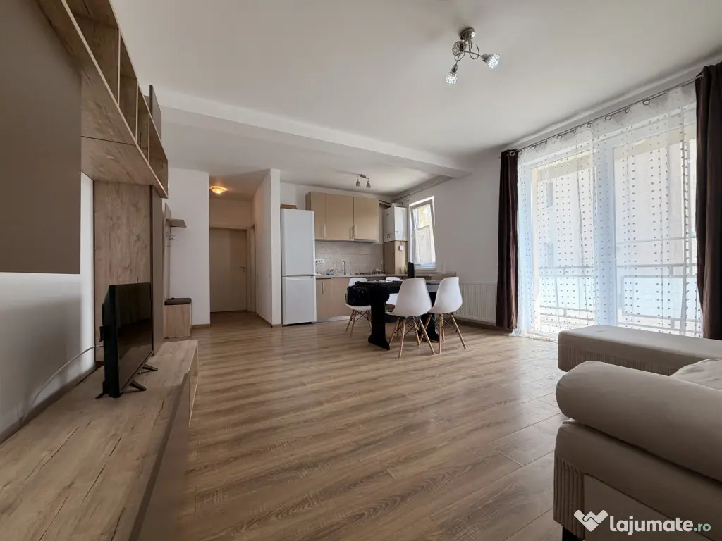Apartament 2 camere, decomandat, 48 mp utili, parter, loc de - Giroc (Timis)