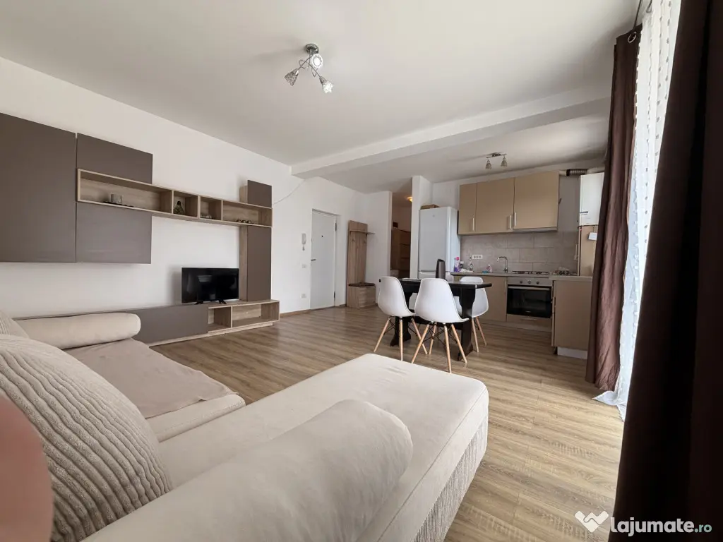 Apartament 2 camere, decomandat, 48 mp utili, parter, loc de - Giroc (Timis)