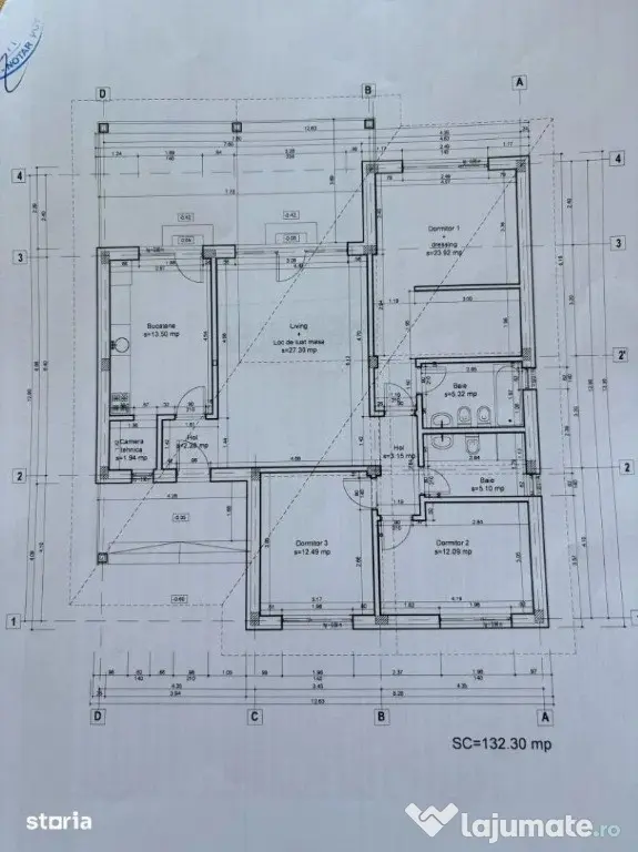 Casă tip Farmhouse la marginea pădurii, cu vedere spre Bucegi - Dumbraveni (Bucuresti-Ilfov)
