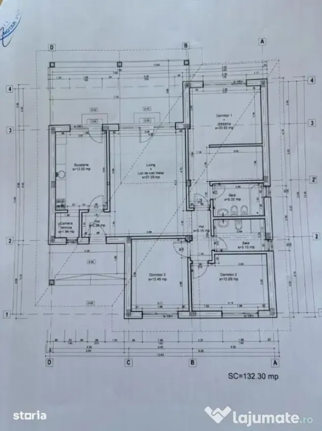 Casă tip Farmhouse la marginea pădurii, cu vedere spre Bucegi - Dumbraveni (Bucuresti-Ilfov)