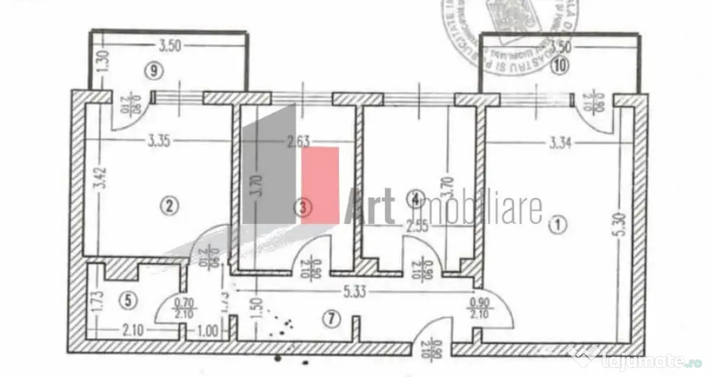 Vanzare apartament 3 cam(70mp), cu centrala termica, Lujerului, 2 min. metrou - Bucuresti (Bucuresti-Ilfov)