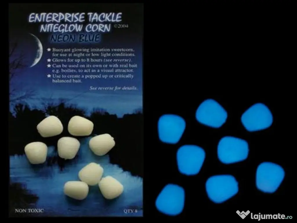 ENTERPRISE TACKLE POPUP SWEETCORN NEON BLUE 10buc.