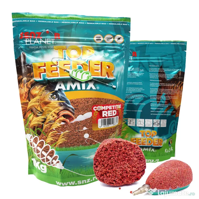 SENZOR PLANET TOP FEEDER AMIX COMPETITIE RED 1kg