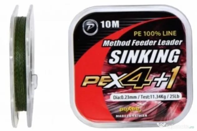 POKEE FIR TEXTIL POKEE METHOD FEEDER FAST SINKING, 10m 0.08mm/3.63Kg