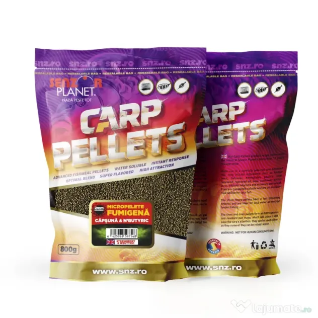 SENZOR PLANET MICROPELETE FUMIGENA CAPSUNA & N'BUTYRIC 2mm 800g
