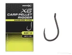 MATRIX CARLIGE MATRIX X6 CARP PELLET RIGGER HOOKS BARBLESS, 10buc  Nr 10