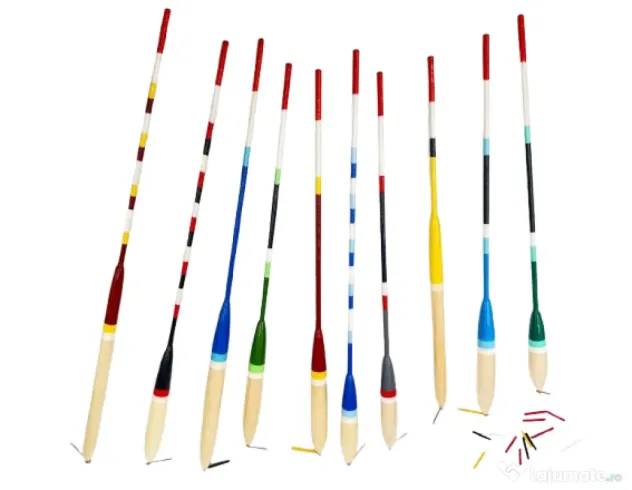 UNKNOWN SET 10 PLUTE HANDMADE BALSA PENTRU CARAS, CIORTAN SI CRAP 18-25cm