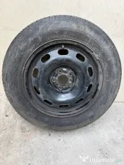 Set 4 Jante tabla originale VW 6Jx15 ET38 + anvelope pentru Golf 4/Bora 