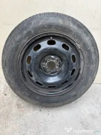 Set 4 Jante tabla originale VW 6Jx15 ET38 + anvelope pentru Golf 4/Bora