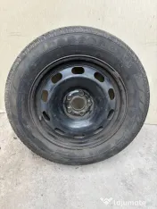 Set 4 Jante tabla originale VW 6Jx15 ET38 + anvelope pentru Golf 4/Bora 