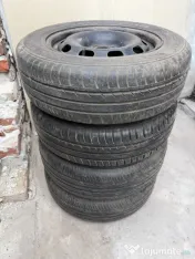 Set 4 Jante tabla originale VW 6Jx15 ET38 + anvelope pentru Golf 4/Bora 