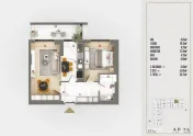 Mutare imediata | An 2026 | Apartament 2 camere, 65 mp | Upp