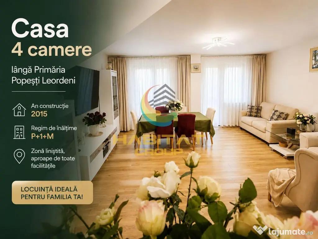 Vânzare Casa / Vila P+1 - 150mp | Popești Leordeni | 1 Mai - Primărie - Popesti Leordeni (Bucuresti-Ilfov)