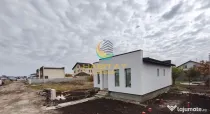 Vilă Modernă pe Parter (Tip Cub) | Individuală, 4 Camere, 2 Băi