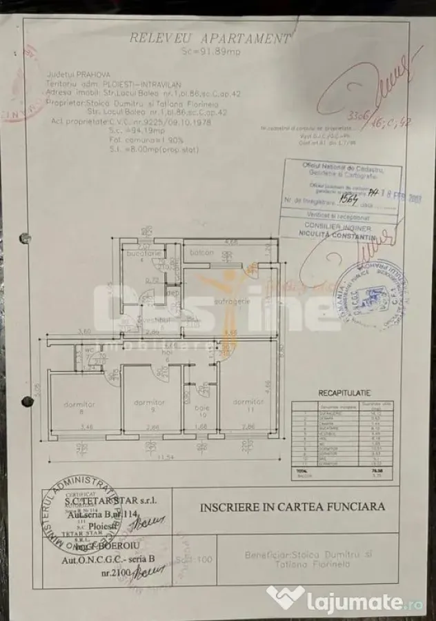 Apartament 4 camere, 2 bai – Zona Vest / Lacul Balea, etaj 3/4 - Ploiesti (Prahova)