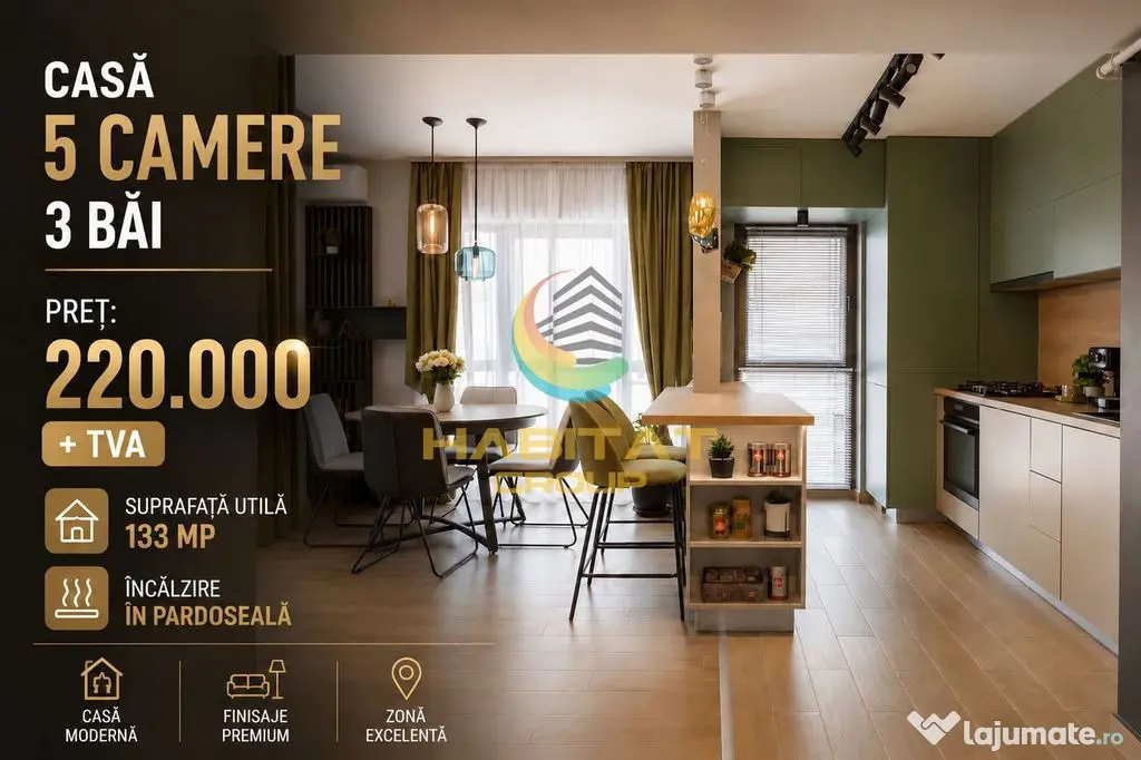 Vânzare VILA 5 camere 133 mp Popești Leordeni - Popesti Leordeni (Bucuresti-Ilfov)