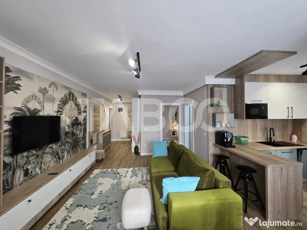 Apartament cozy 2 camere de inchiriat decomandat 55 mp Doamn - Sibiu (Sibiu)