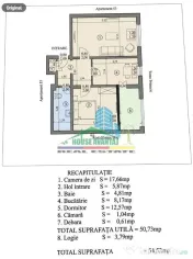 Apartament cu 2 camere gata de mutat 