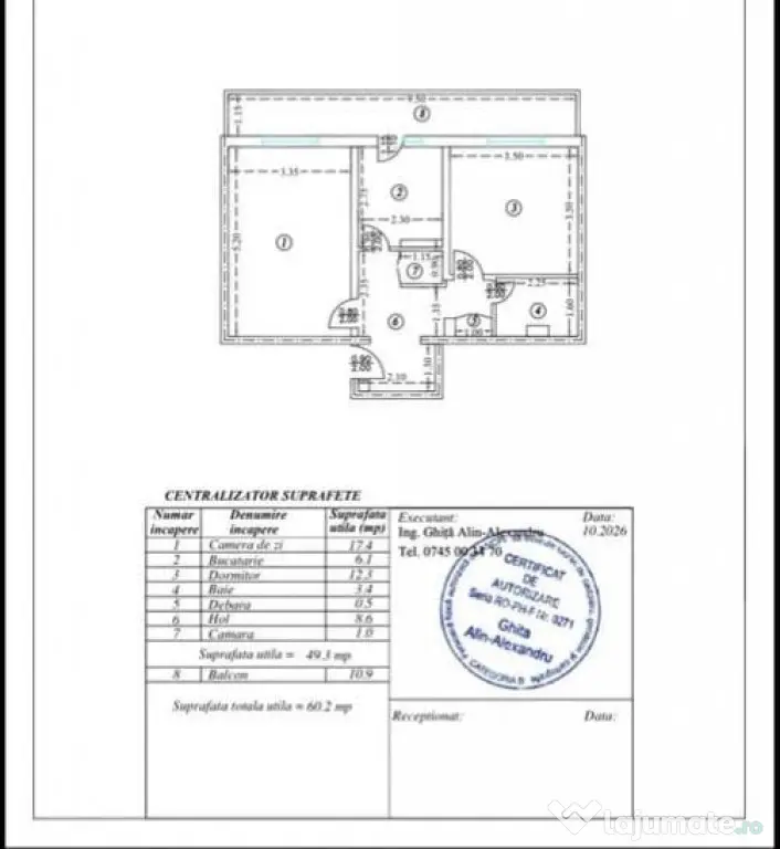 Apartament cu 2 camere - Bulevardul Bucuresti - Ploiesti (Prahova)