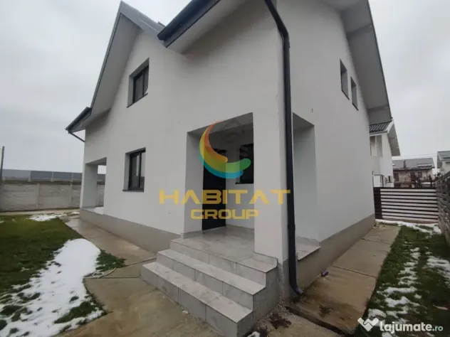 Casă P+M, 4 camere decomandate, 3 băi, teren 308mp, la cheie - Berceni (Bucuresti-Ilfov)