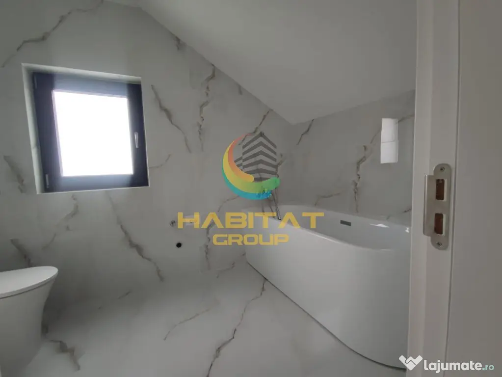 Casă P+M, 4 camere decomandate, 3 băi, teren 308mp, la cheie - Berceni (Bucuresti-Ilfov)
