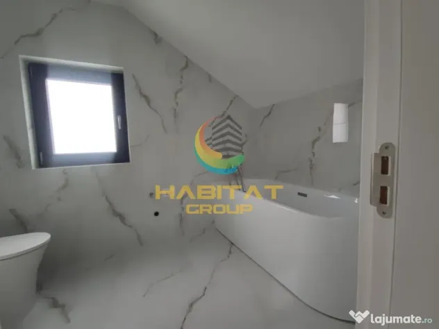 Casă P+M, 4 camere decomandate, 3 băi, teren 308mp, la cheie - Berceni (Bucuresti-Ilfov)