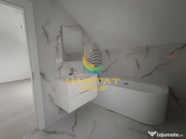 Casă P+M, 4 camere decomandate, 3 băi, teren 308mp, la cheie - Berceni (Bucuresti-Ilfov)