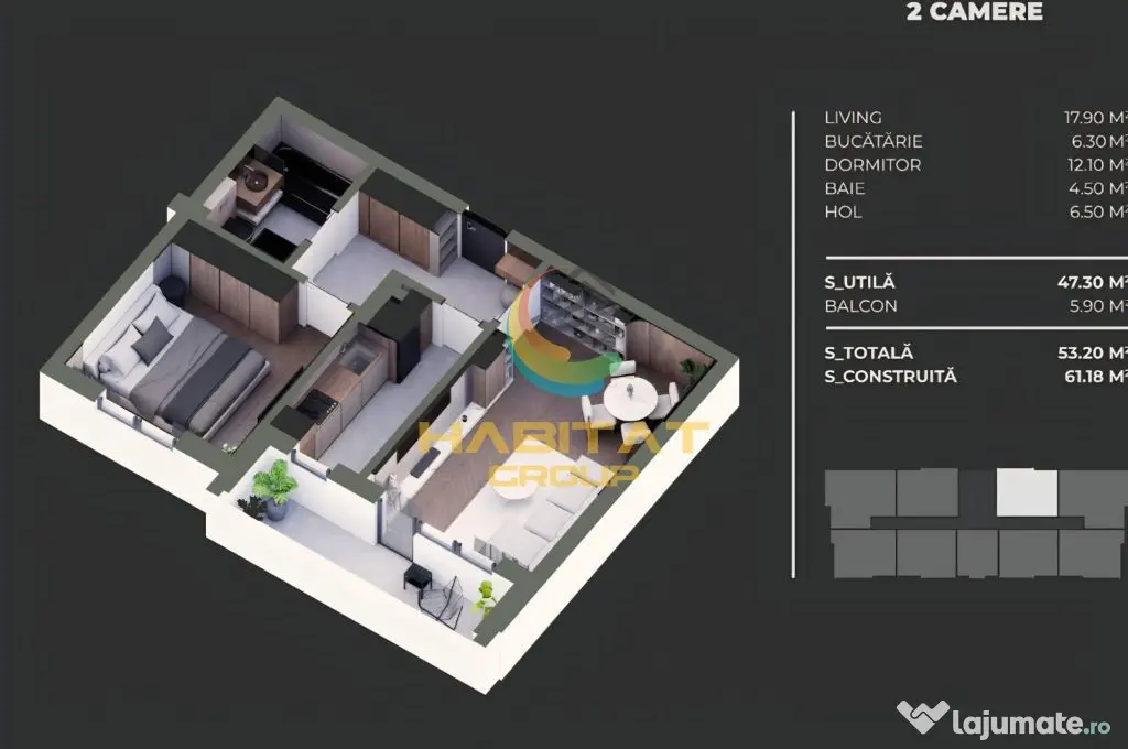 Vanzare ap 2 camere 53 mp Berceni Grand Arena - Bucuresti (Bucuresti-Ilfov)