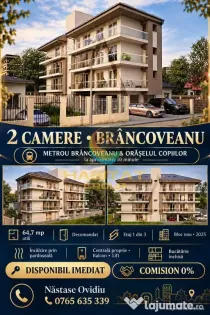 Apartament nou 2 camere Brancoveanu