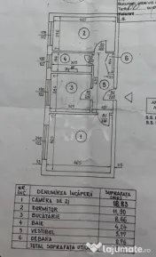 2 camere-Decomandat-Parter inalt/4 etaje- Balcon - Bloc 1985