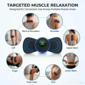 Mini Aparat de Masaj EMS Smart Fitness, Centura de Slabit Anticelulitic, 