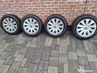 Set Jante otel R16 originale BMW + anvelope iarna 