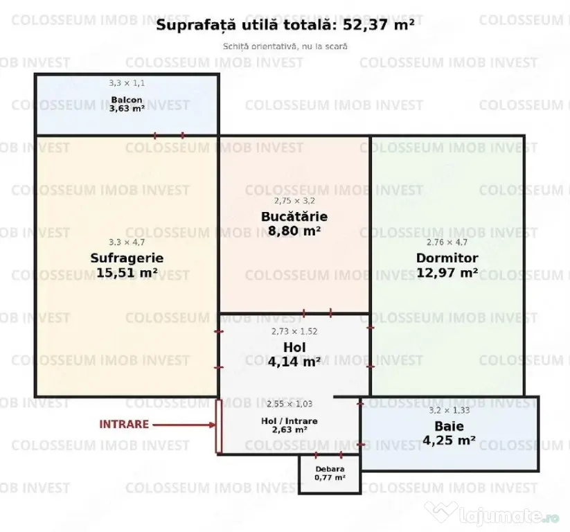 COLOSSEUM: Apartament 2camere Racadau Carpenului - Brasov (Brasov)