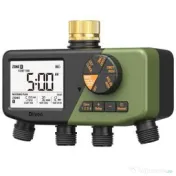 Controler irigații IP68 4 ieșiri temporizator programabil racorduri din alamă 