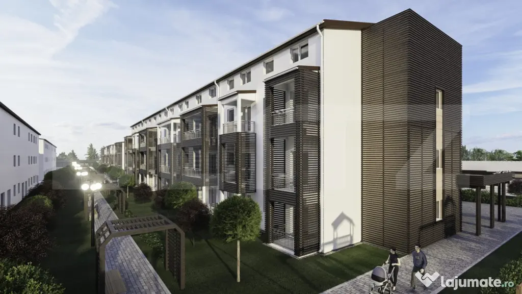 Apartament cu 2 camere, 44,77 mp utili - Apahida (Cluj)