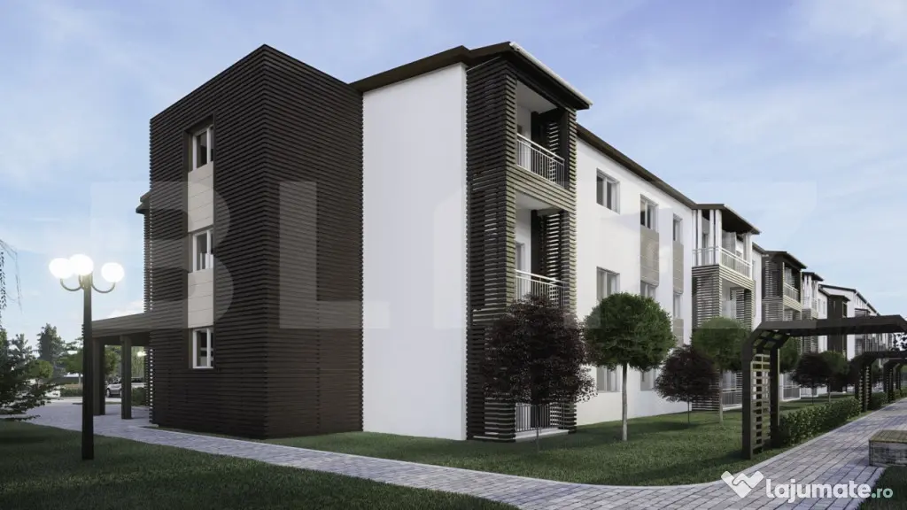 Apartament cu 2 camere, 44,77 mp utili - Apahida (Cluj)