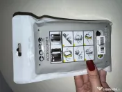 Husă protecție dură / antișoc pentru iPhone 11, transparentă / fumurie (Nouă)